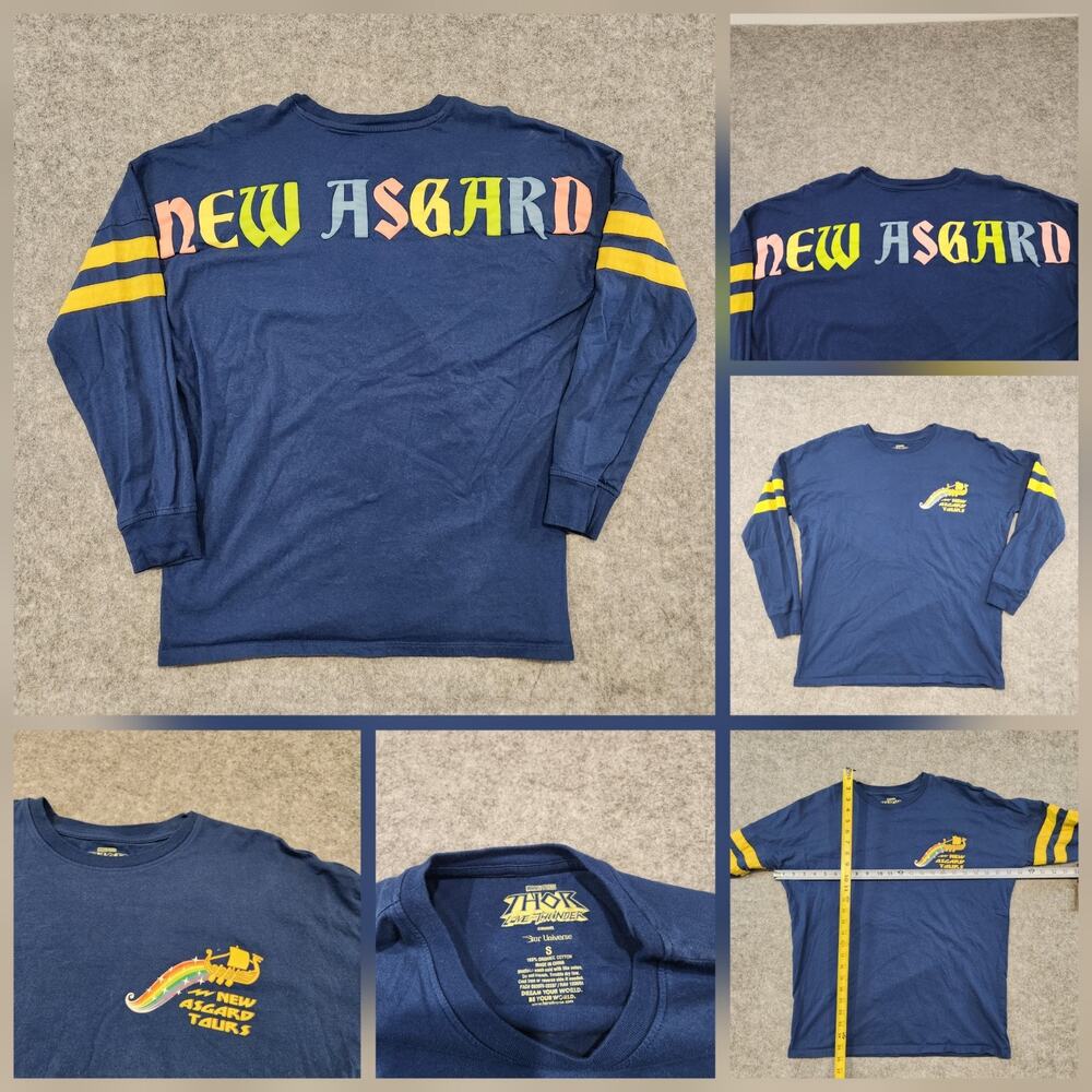 Walt Disney Marvel Thor Love Thunder New Asgard Spirit Jersey T Shirt S Small